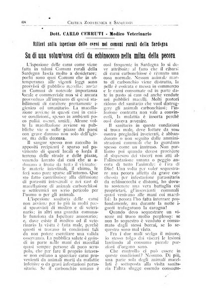 La critica zootecnica periodico illustrato mensile