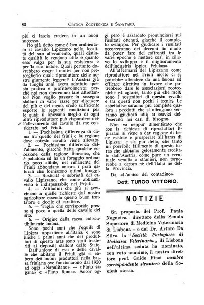 La critica zootecnica periodico illustrato mensile