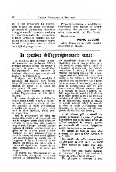 La critica zootecnica periodico illustrato mensile