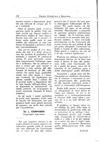 La critica zootecnica periodico illustrato mensile