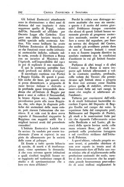 La critica zootecnica periodico illustrato mensile