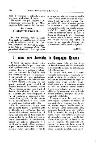 La critica zootecnica periodico illustrato mensile