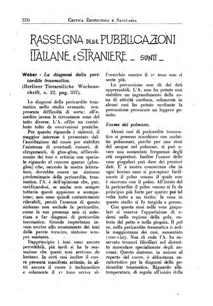 La critica zootecnica periodico illustrato mensile