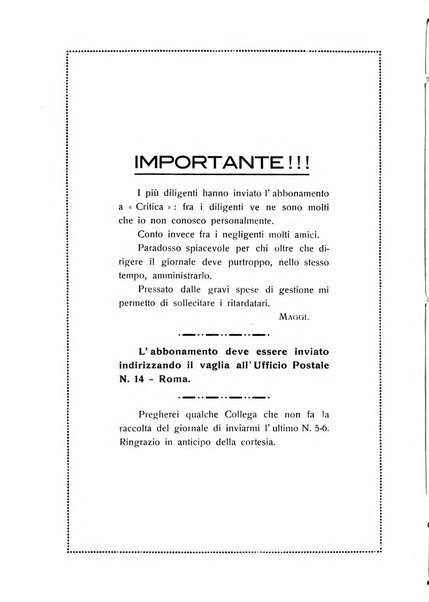 La critica zootecnica periodico illustrato mensile