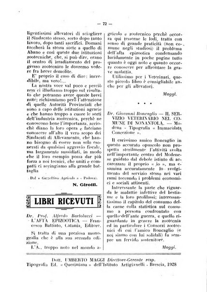 La critica zootecnica periodico illustrato mensile