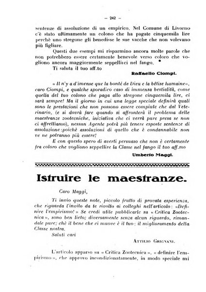 La critica zootecnica periodico illustrato mensile