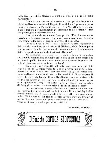 La critica zootecnica periodico illustrato mensile