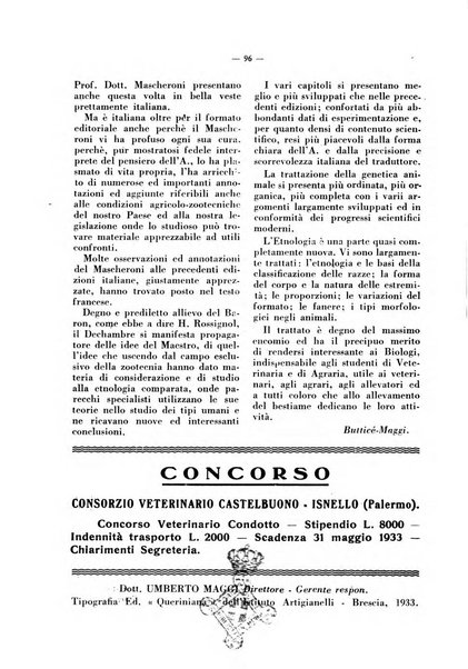 La critica zootecnica periodico illustrato mensile