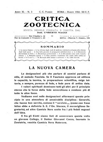 La critica zootecnica periodico illustrato mensile