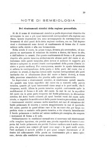 Cronaca della Clinica medica di Genova