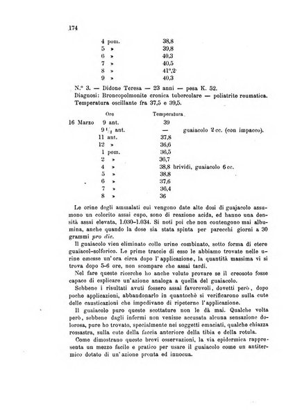 Cronaca della Clinica medica di Genova