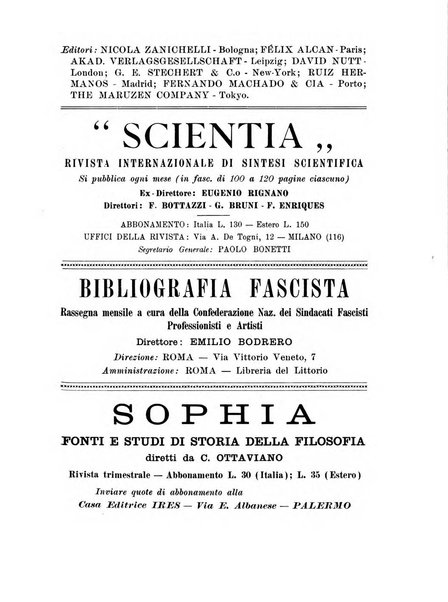 Archivio di filosofia organo della Società filosofica italiana