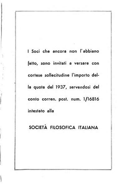 Archivio di filosofia organo della Società filosofica italiana