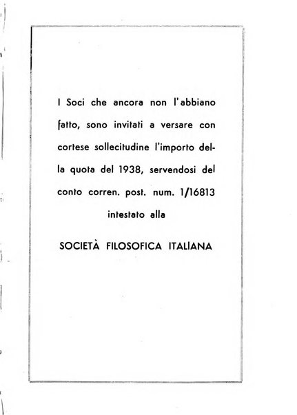 Archivio di filosofia organo della Società filosofica italiana