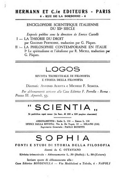 Archivio di filosofia organo della Società filosofica italiana