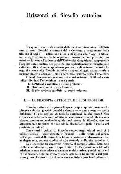 Archivio di filosofia organo della Società filosofica italiana