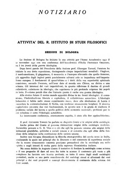 Archivio di filosofia organo della Società filosofica italiana