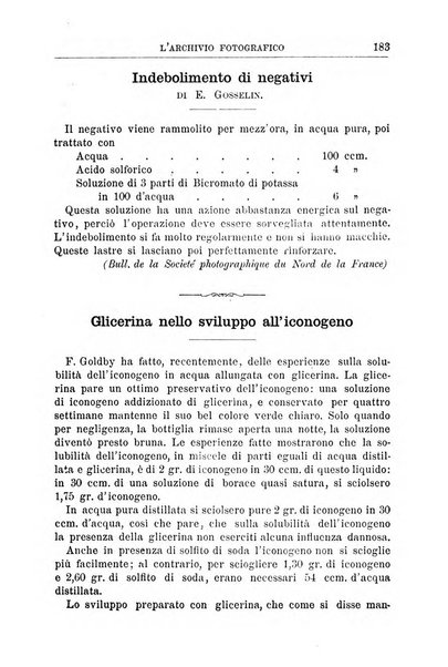 L'archivio fotografico giornale mensile di fotografia per professionisti e dilettanti