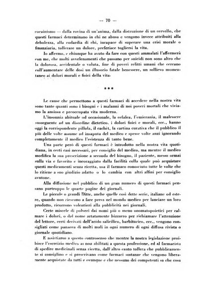 Archivio italiano di scienze farmacologiche farmacologia, farmacognosia, tossicologia, terapia, crenologia