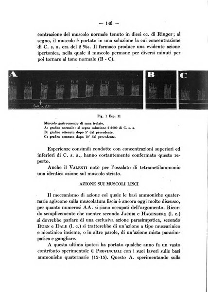 Archivio italiano di scienze farmacologiche farmacologia, farmacognosia, tossicologia, terapia, crenologia