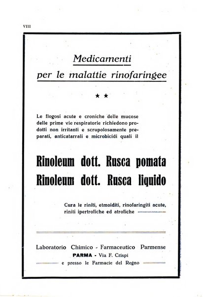 Archivio italiano per le malattie della trachea, bronchi, esofago