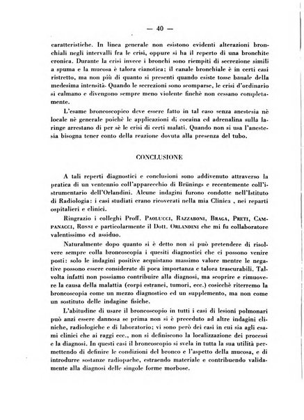 Archivio italiano per le malattie della trachea, bronchi, esofago