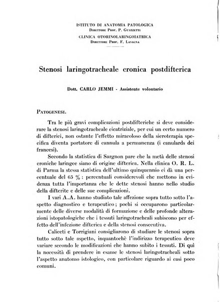 Archivio italiano per le malattie della trachea, bronchi, esofago