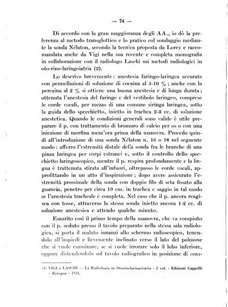 Archivio italiano per le malattie della trachea, bronchi, esofago