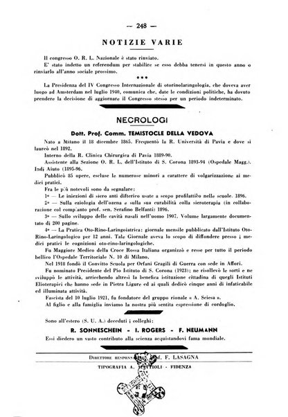 Archivio italiano per le malattie della trachea, bronchi, esofago