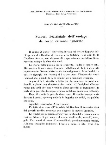 Archivio italiano per le malattie della trachea, bronchi, esofago