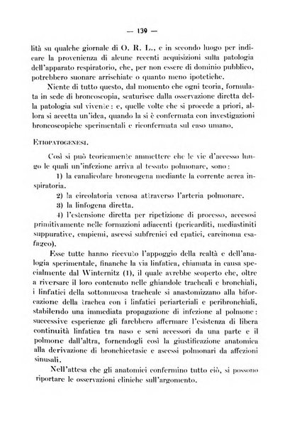 Archivio italiano per le malattie della trachea, bronchi, esofago