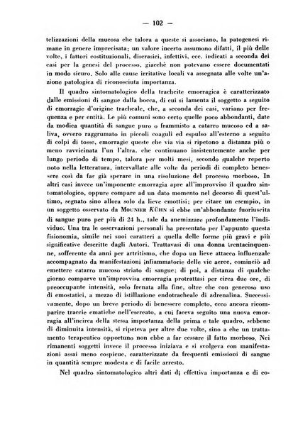 Archivio italiano per le malattie della trachea, bronchi, esofago