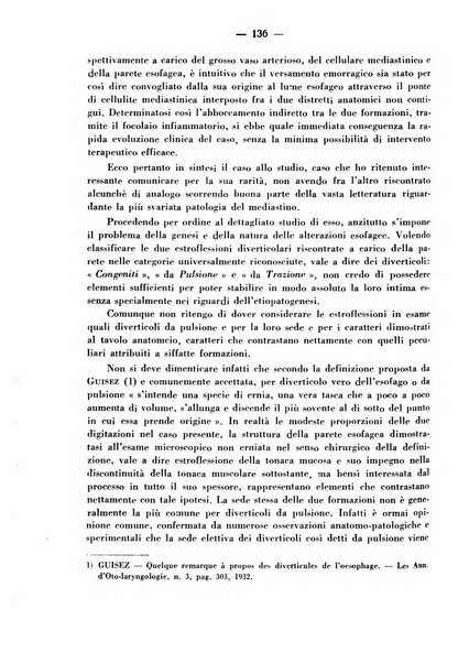 Archivio italiano per le malattie della trachea, bronchi, esofago