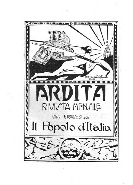 Ardita rivista mensile del giornale Il popolo d'Italia