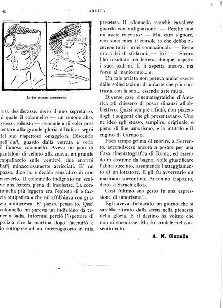 Ardita rivista mensile del giornale Il popolo d'Italia