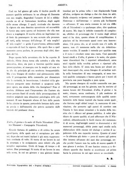 Ardita rivista mensile del giornale Il popolo d'Italia