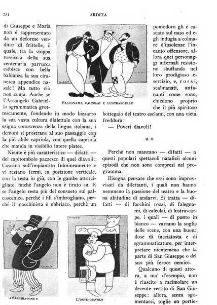 Ardita rivista mensile del giornale Il popolo d'Italia