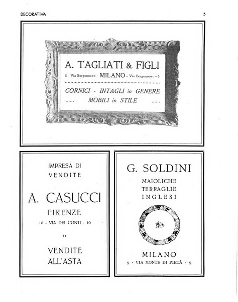 Arte pura e decorativa rivista mensile illustrata, per gli artisti, i collezionisti e per l'incremento dell'arte applicata, diretta da Armando Giacconi