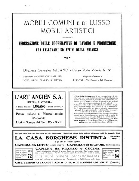 Arte pura e decorativa rivista mensile illustrata, per gli artisti, i collezionisti e per l'incremento dell'arte applicata, diretta da Armando Giacconi