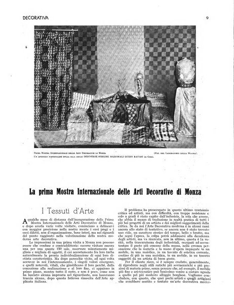 Arte pura e decorativa rivista mensile illustrata, per gli artisti, i collezionisti e per l'incremento dell'arte applicata, diretta da Armando Giacconi