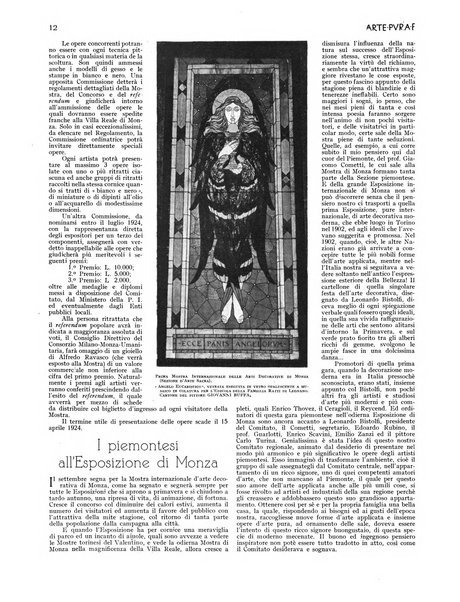 Arte pura e decorativa rivista mensile illustrata, per gli artisti, i collezionisti e per l'incremento dell'arte applicata, diretta da Armando Giacconi