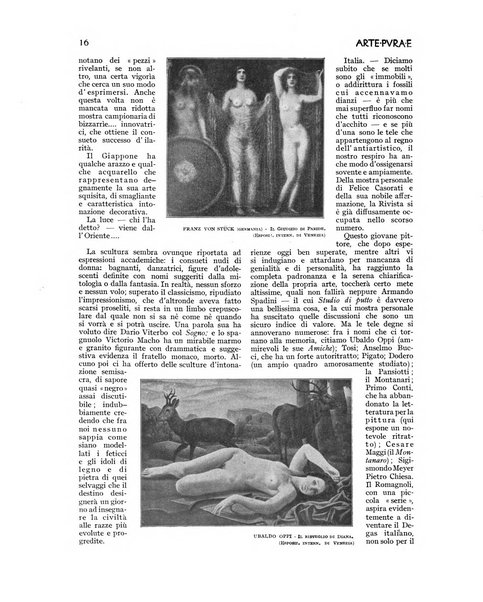 Arte pura e decorativa rivista mensile illustrata, per gli artisti, i collezionisti e per l'incremento dell'arte applicata, diretta da Armando Giacconi