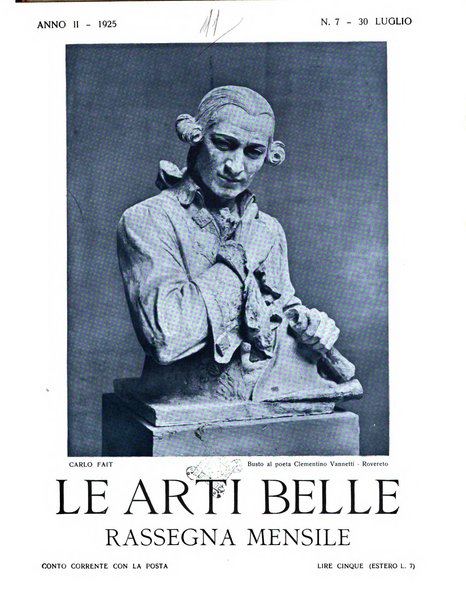 Le arti belle : rassegna mensile illustrata di architettura, pittura, scultura, decorazione