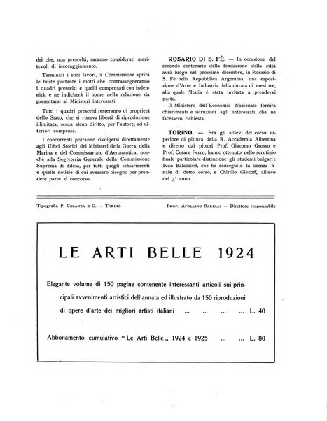 Le arti belle : rassegna mensile illustrata di architettura, pittura, scultura, decorazione