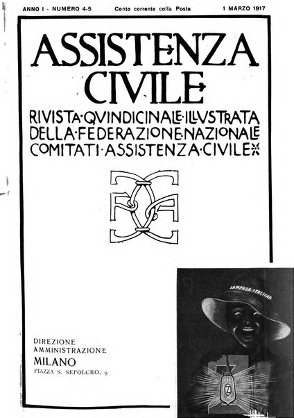 Assistenza civile rivista quindicinale, illustrata della Federazione Nazionale Comitati Assistenza Civile