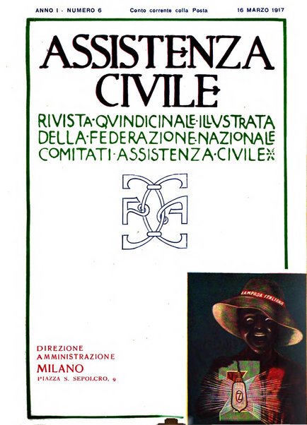 Assistenza civile rivista quindicinale, illustrata della Federazione Nazionale Comitati Assistenza Civile