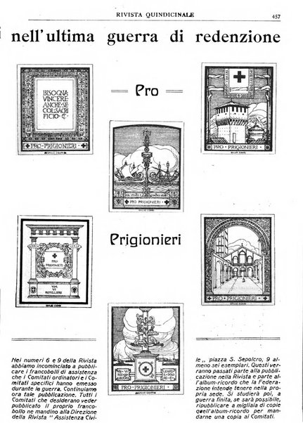 Assistenza civile rivista quindicinale, illustrata della Federazione Nazionale Comitati Assistenza Civile