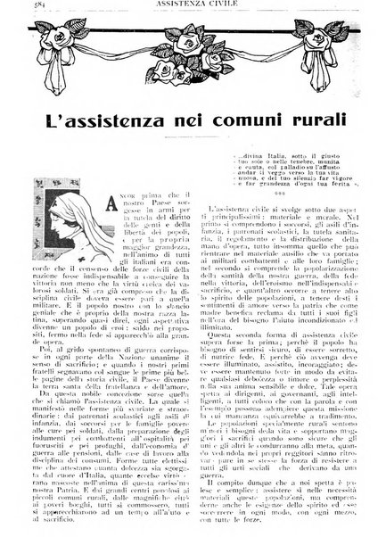 Assistenza civile rivista quindicinale, illustrata della Federazione Nazionale Comitati Assistenza Civile