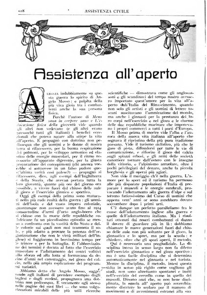 Assistenza civile rivista quindicinale, illustrata della Federazione Nazionale Comitati Assistenza Civile