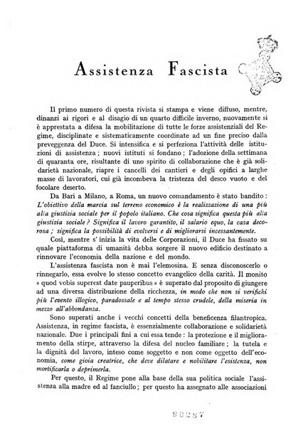 Assistenza fascista rivista della Cassa nazionale malattie per gli addetti al commercio